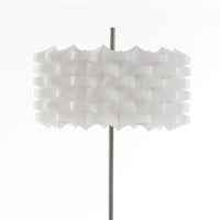 Lampada da terra in polipropilene bianco opaco cm H.145 x Ø.45