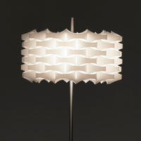 Lampada da terra in polipropilene bianco opaco cm H.145 x Ø.45