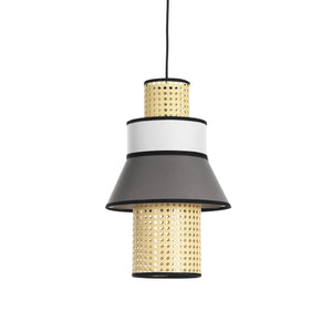 Lampadario in tessuto multicolore cm H.43 x Ø.27