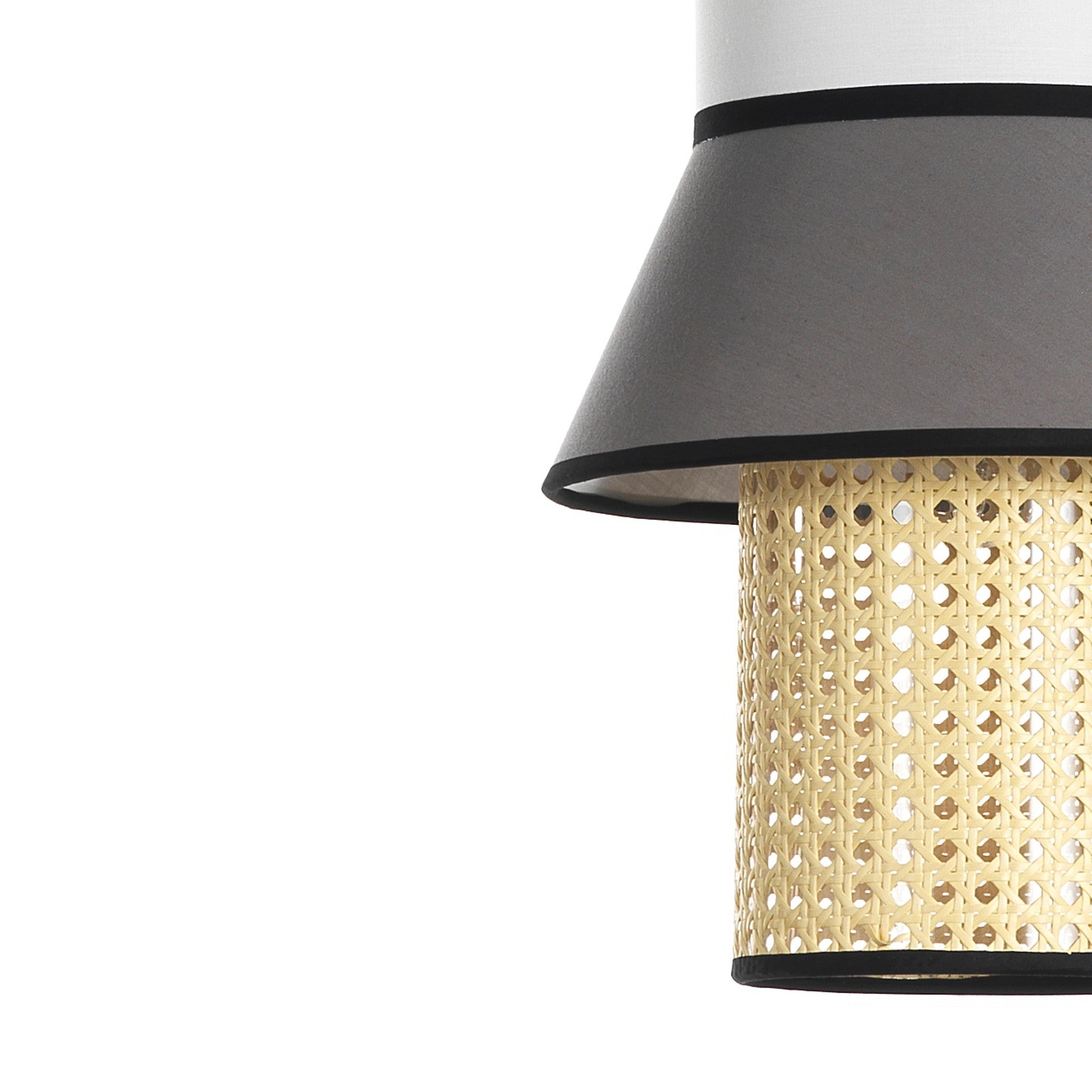 Lampadario in tessuto multicolore cm H.43 x Ø.27