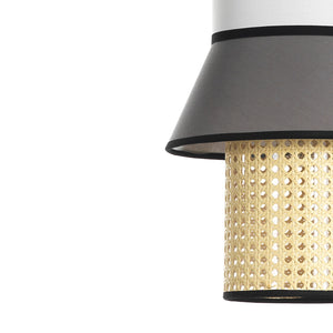 Lampadario in tessuto multicolore cm H.43 x Ø.27