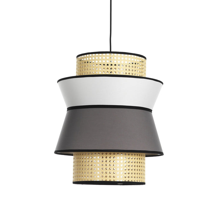 Lampadario in tessuto multicolore cm H.46 x Ø.39