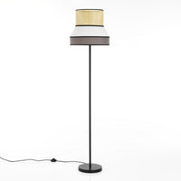 Lampada da terra in tessuto multicolore cm H.165 x Ø.40