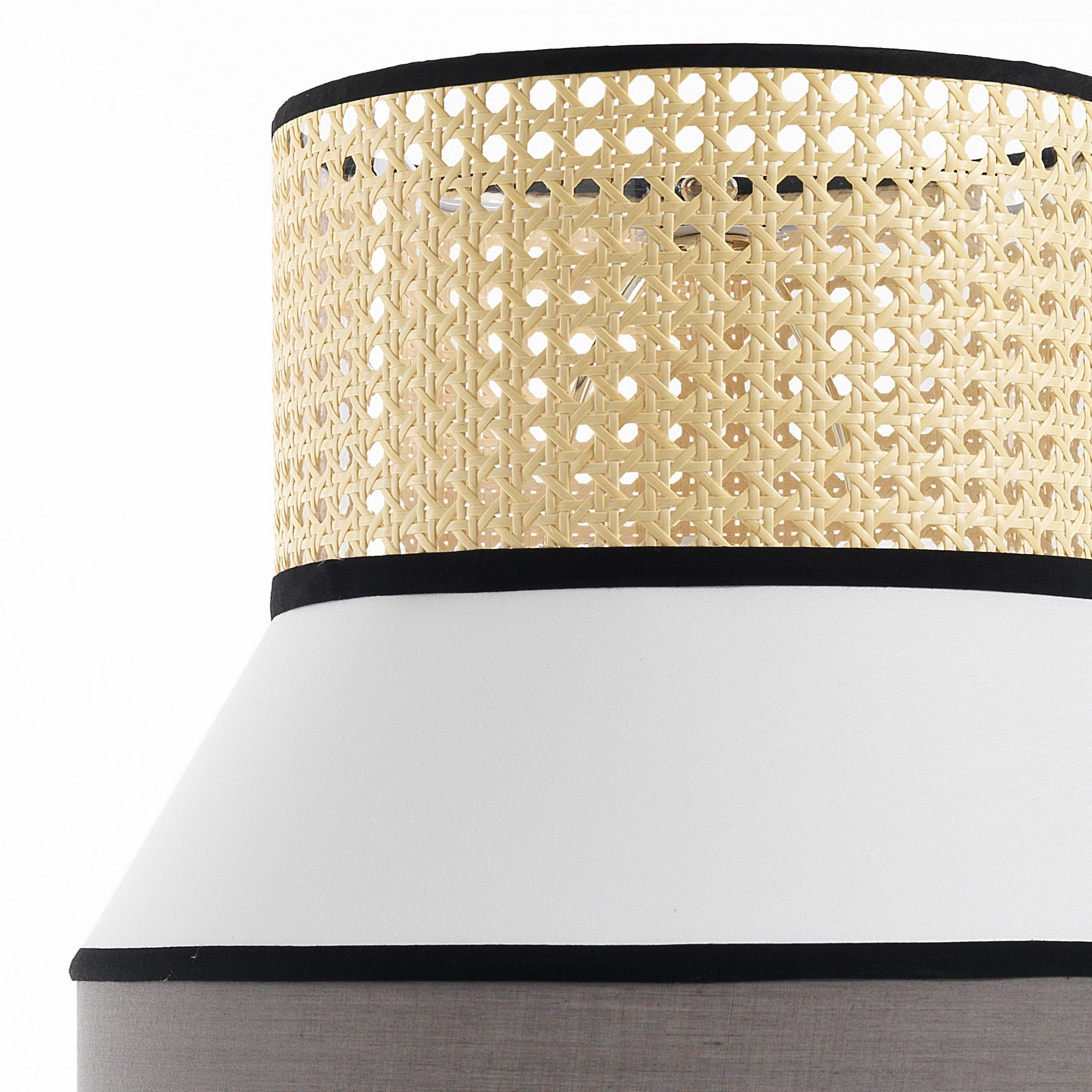 Lampada da terra in tessuto multicolore cm H.165 x Ø.40