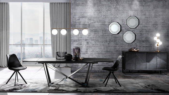 Lampadario in acciaio verniciato ottone anticato cm. L.95 P.15,5 H.90