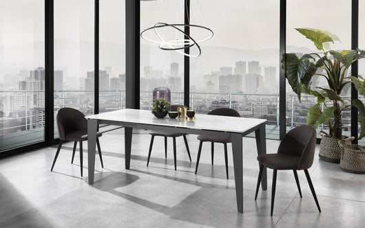 Lampadario a 3 anelli in allumino nero opaco cm. H.92 x Ø.80