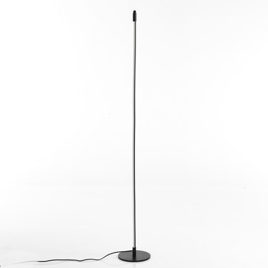 Lampada da terra in alluminio verniciato nera cm H.150 x Ø.20