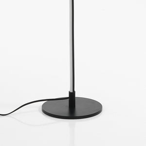 Lampada da terra in alluminio verniciato nera cm H.150 x Ø.20