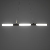 Lampadario in vetro e acciaio oro cm. Ø.3,2 L.92