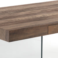 Tavolo fisso effetto legno finitura noce cm. H.76 x P.100 x L.200