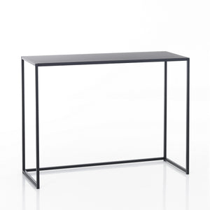 Consolle doppia in acciaio antracite cm. H.77,5xP.40xL.100 (grande)