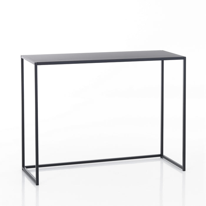 Consolle doppia in acciaio antracite cm. H.77,5xP.40xL.100 (grande)