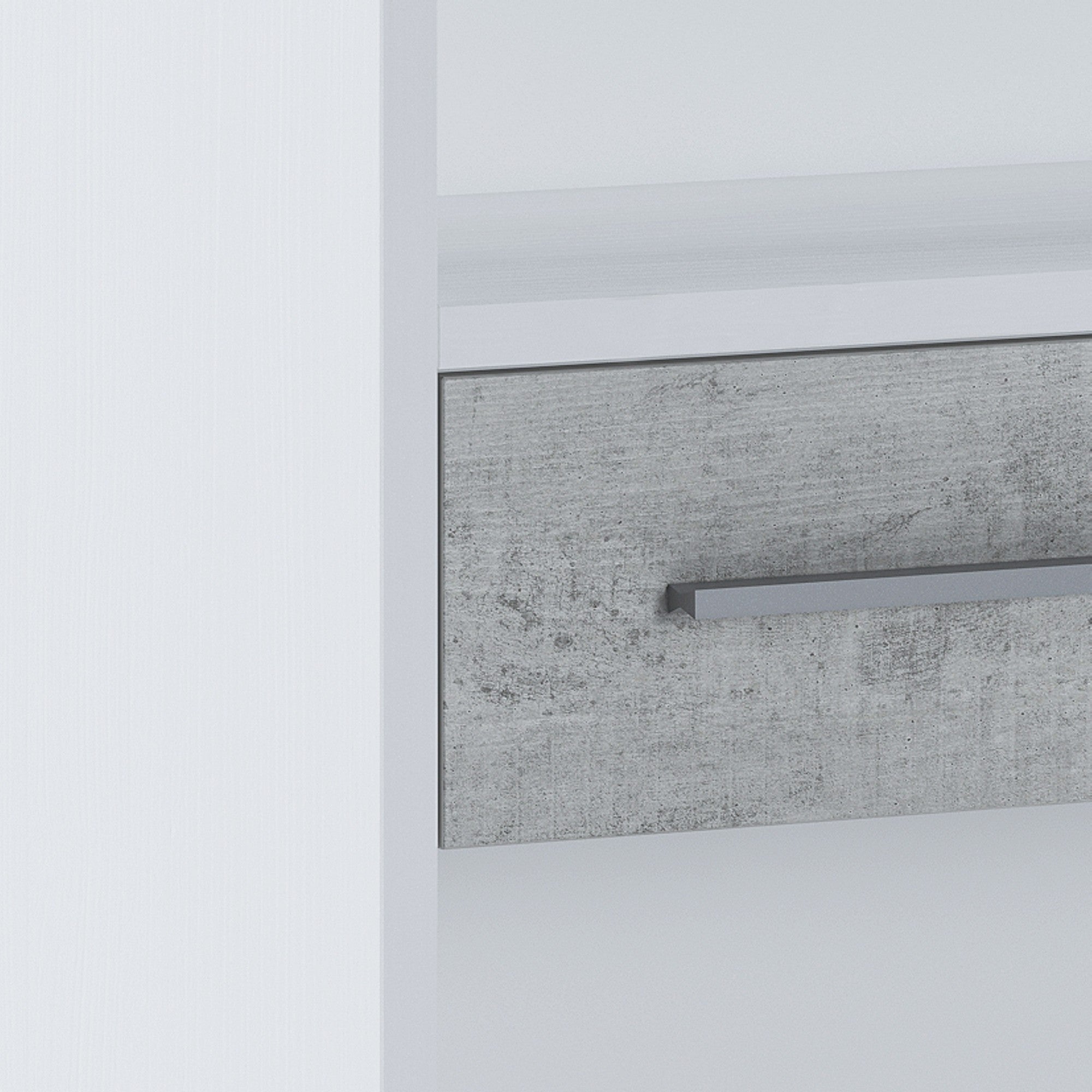 Libreria alta in part. legno finitura Larice cm. H.201 x L.80 x P.35,5