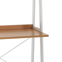 Libreria effetto legno laccata bianca cm. H.170 x L.80 x P.45