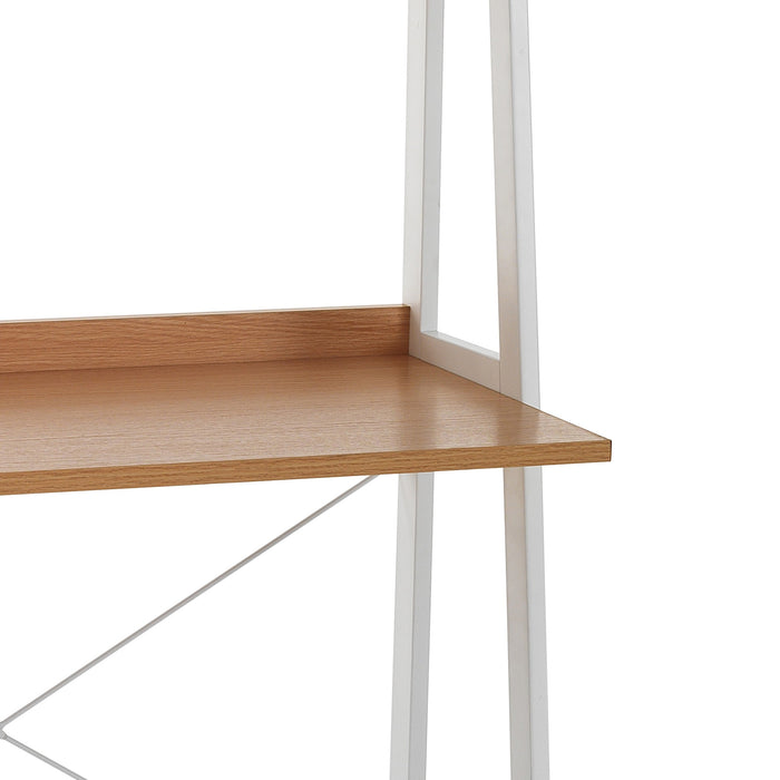 Libreria effetto legno laccata bianca cm. H.170 x L.80 x P.45