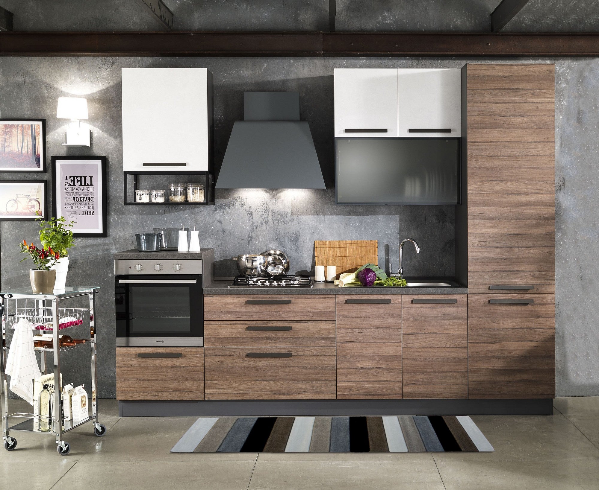 Tappeto 100% polipropilene multicolore cm.60 x 180