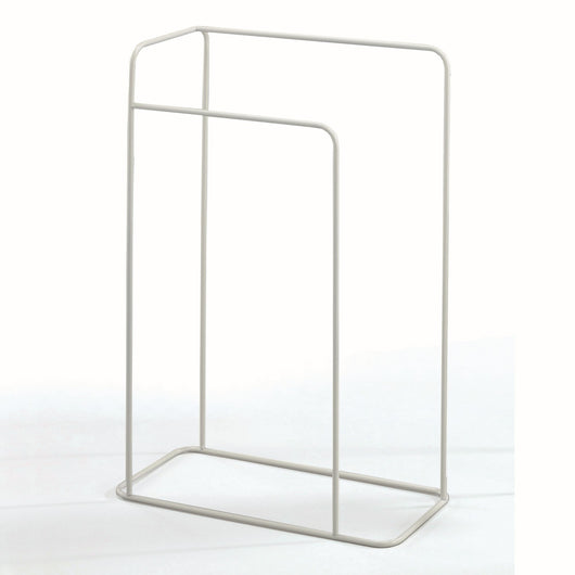 Colonna porta asciugamani in acciaio bianco cm. H.75xL.49xP.22