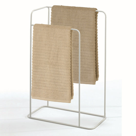 Colonna porta asciugamani in acciaio bianco cm. H.75xL.49xP.22