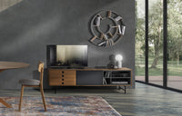 Madia porta TV effetto legno finitura rovere cm. L.170 P.40 H.51
