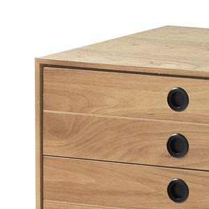 Madia porta TV effetto legno finitura rovere cm. L.170 P.40 H.51