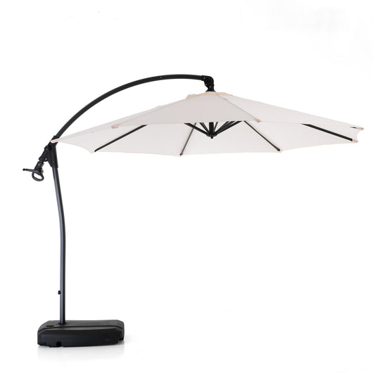 Ombrellone in acciaio antracite cm. H.260 x L.300 x P.300