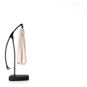 Ombrellone in acciaio antracite cm. H.260 x L.300 x P.300