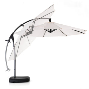 Ombrellone in acciaio antracite cm. H.260 x L.300 x P.300