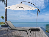 Ombrellone in acciaio antracite cm. H.260 x L.300 x P.300