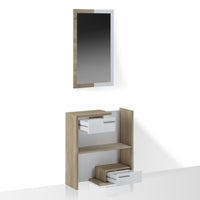 Ingresso effetto legno finitura rovere cm. H.90 x L.83 x P.29