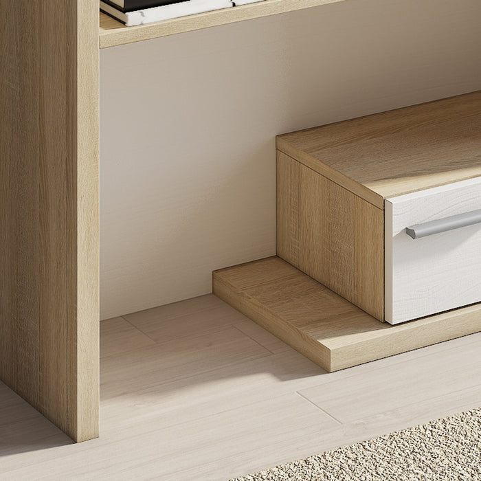 Ingresso effetto legno finitura rovere cm. H.90 x L.83 x P.29