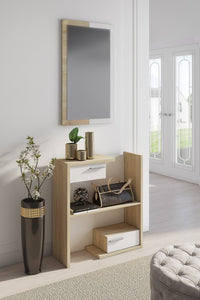 Ingresso effetto legno finitura rovere cm. H.90 x L.83 x P.29