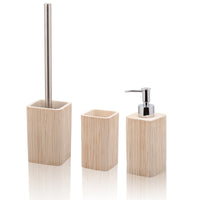Set bagno OTTA in ceramica bianca con finitura opaca