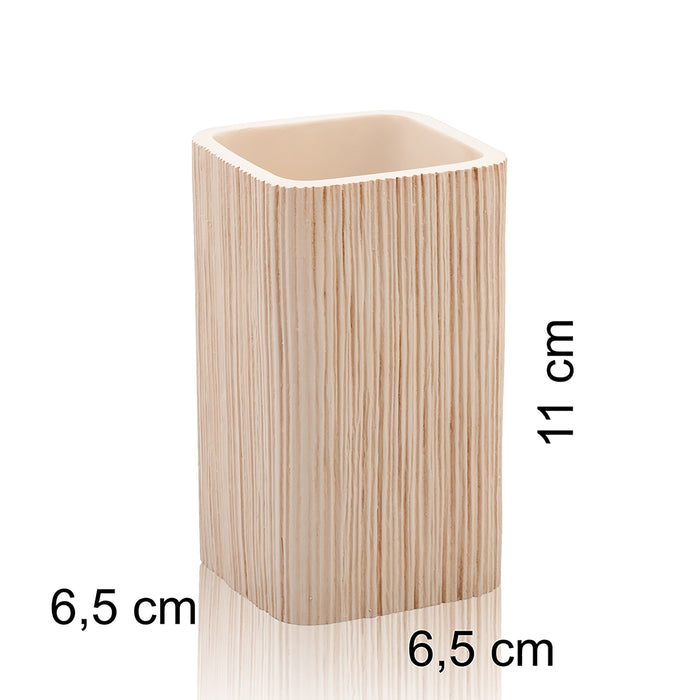 Set bagno OTTA in ceramica bianca con finitura opaca