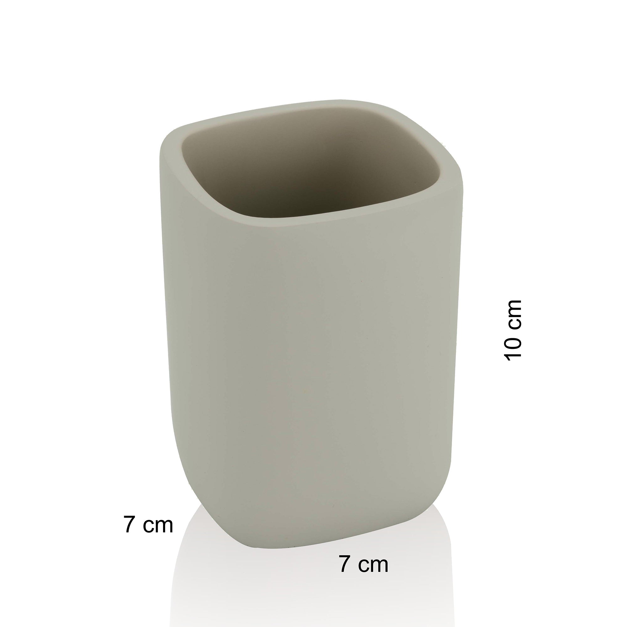 Set bagno LOEN in ceramica bianca e legno naturale