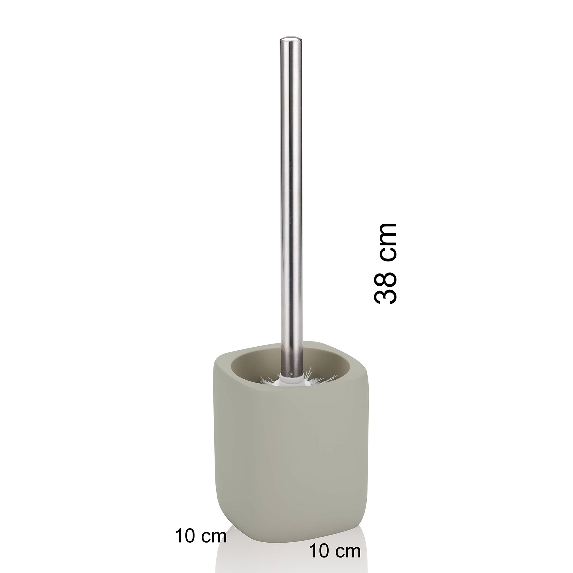 Set bagno LOEN in ceramica bianca e legno naturale