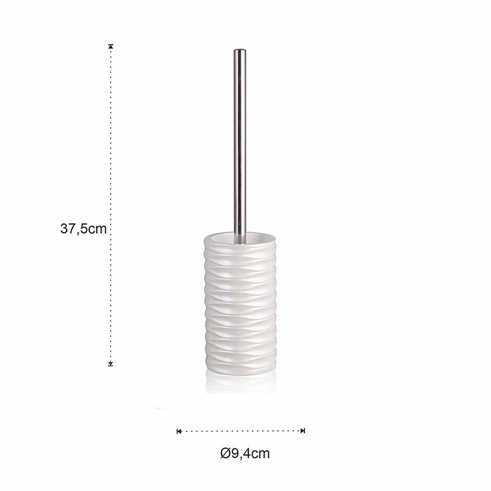 Set bagno AROS in ceramica effetto pietra grigia opaca