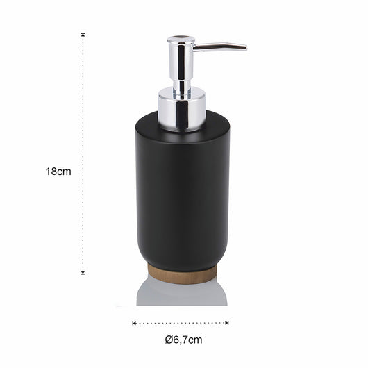 Set bagno HEME in ceramica con texture rigata e finitura opaca