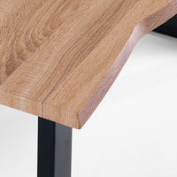 Tavolo/scrivania BRED in legno rovere e struttura nera