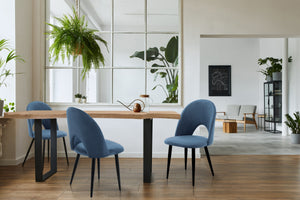 Tavolo/scrivania BRED in legno rovere e struttura nera