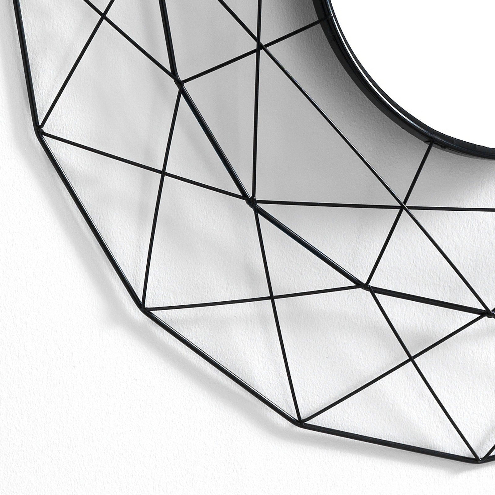 Specchiera da parete SHINE 70 cm con cornice in metallo oro