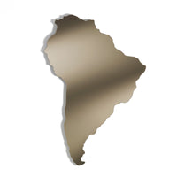 Specchio NEW WORLD BRONZE con cornice in metallo bronzo