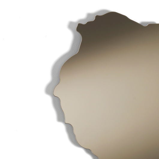 Specchio NEW WORLD BRONZE con cornice in metallo bronzo