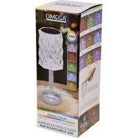 LAMPADA DA TAVOLO CLEAR TOUCH RGB RICARICABILE USB 16COLORI