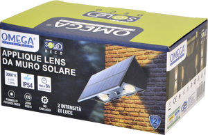 Applique da muro solare biemissione 4W 3000K