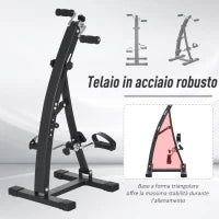 Pedaliera Braccia e Gambe da Divano o Poltrona con Schermo LED, Altezza e Intensità Regolabile, Nero, 40x42.5x100cm