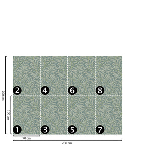 Carta da Parati Eleganza Botanica 200x280cm 5 mq