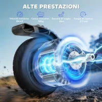 Monopattino Elettrico ad Altezza Regolabile per Bambini 6+ Anni, 76x53x90-95cm, Nero