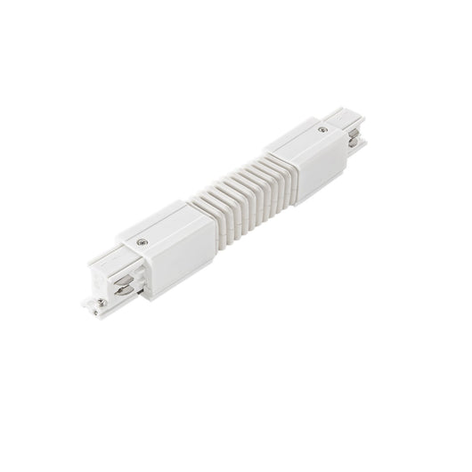 LED-RAIL-FLEX-BCO CONNESSIONE FLESSIBILE LINEARE PER BINARIO TRIFASE RAIL BIANCO 3,78X3,44X4,2CM