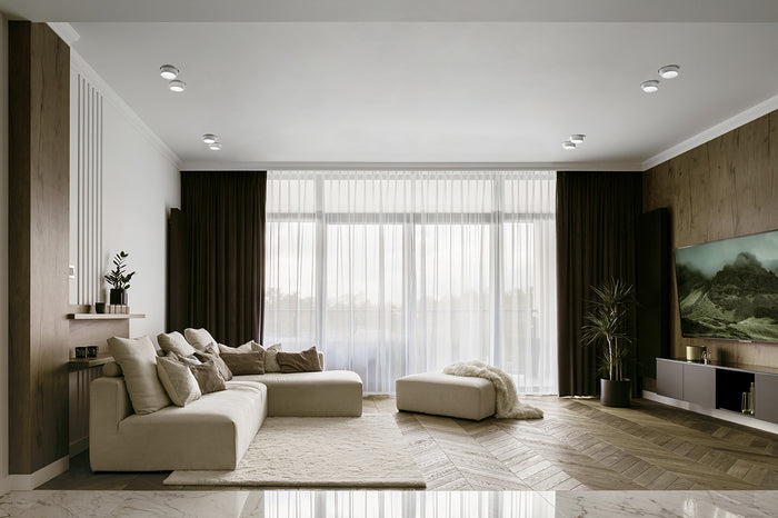 LELANTO faretto Incasso Orientabile 2 Luci attacco GU10 Bianco in alluminio e gesso l.20cm