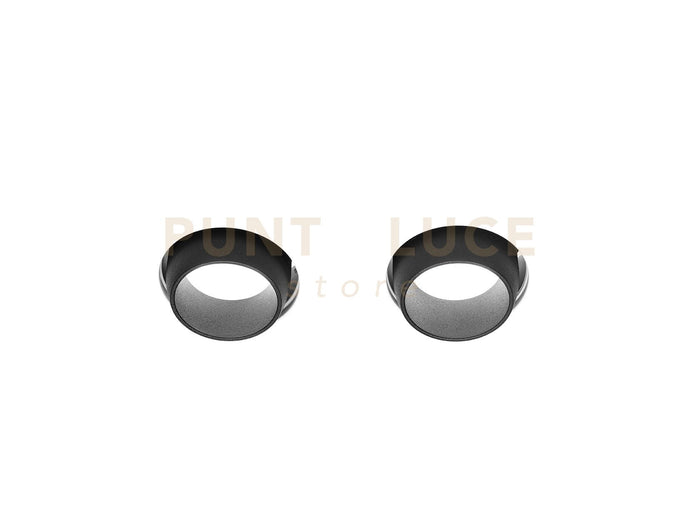 LELANTO faretto Incasso Orientabile 2 Luci Nero attacco GU10 l.20cm